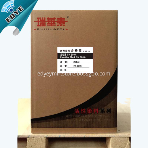 Reactive Black GN 300% For Cotton Fabric Dyeing